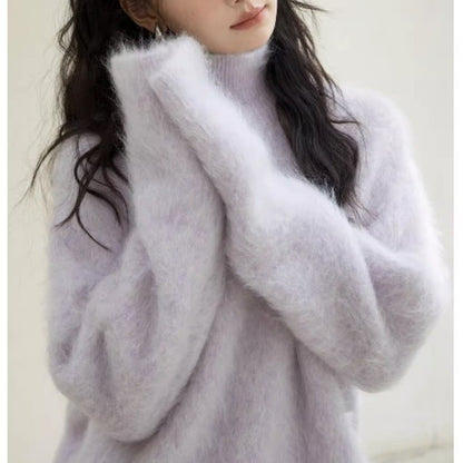 Tricot à col roulé en mohair Océane™