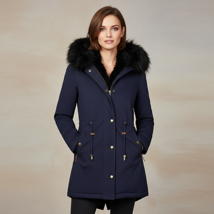Parka à capuche en fausse fourrure Romane™