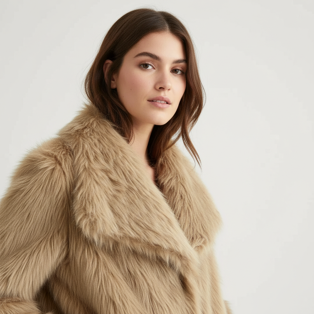 Manteau en fausse fourrure Bella™
