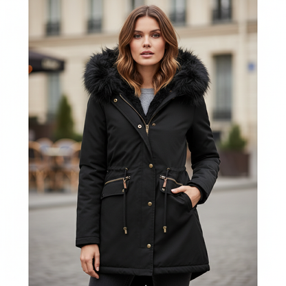 Parka à capuche en fausse fourrure Romane™