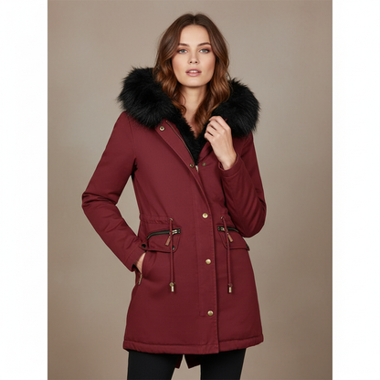 Parka à capuche en fausse fourrure Romane™