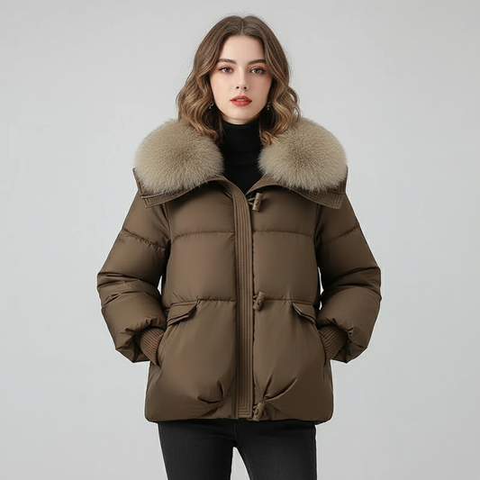 Élina™ Fur Collar Puffer Jacket