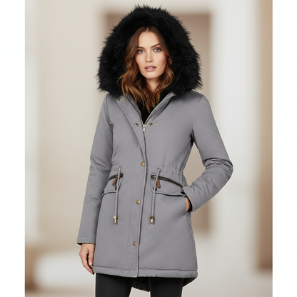 Parka à capuche en fausse fourrure Romane™